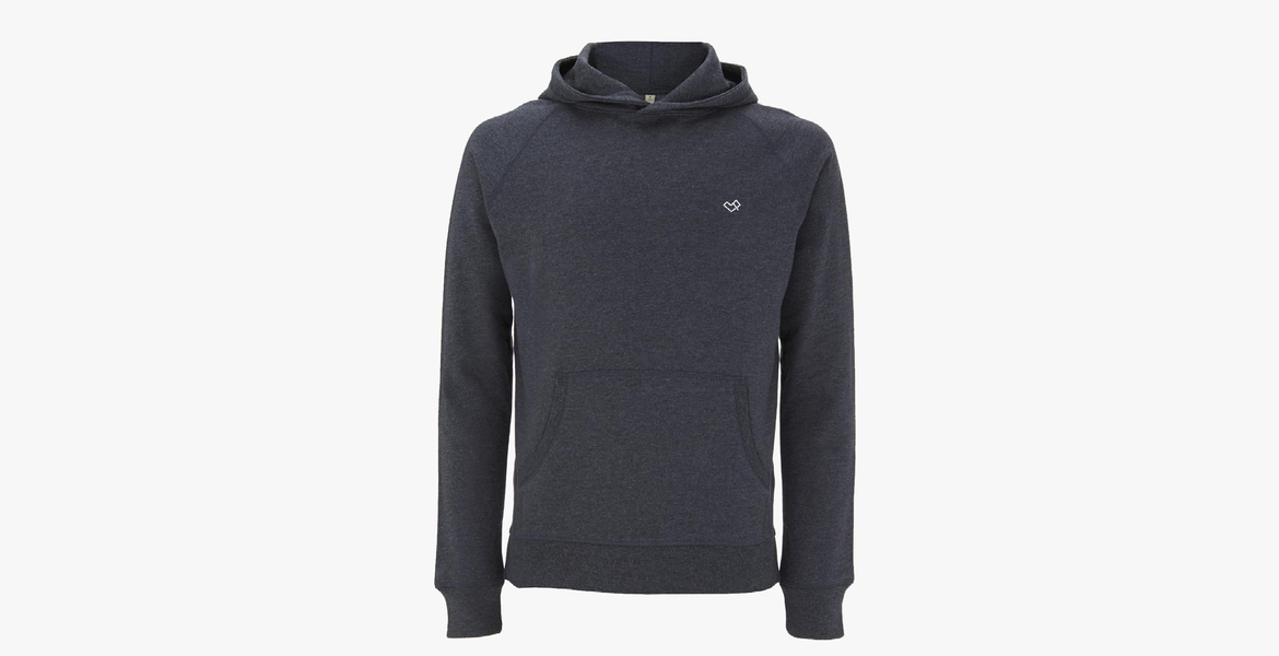 Hoodie Logo Grau, in Grau - unisex