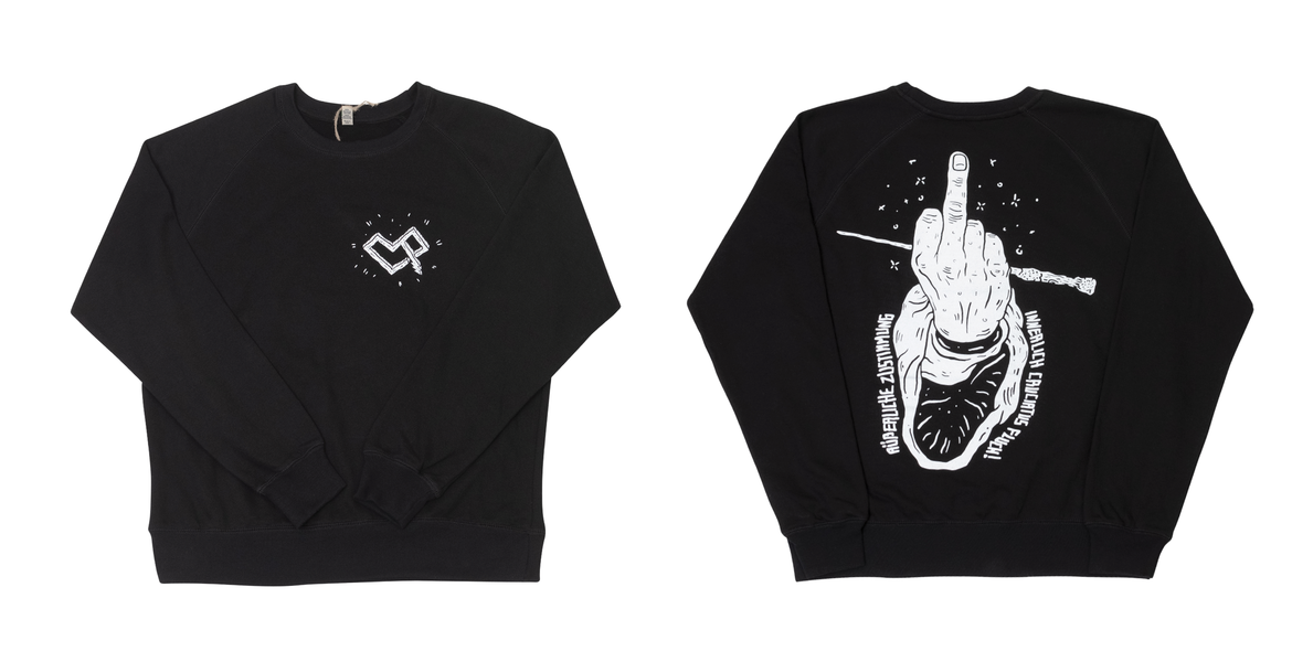 SALE • Mein Hass Pulli, in Schwarz - unisex