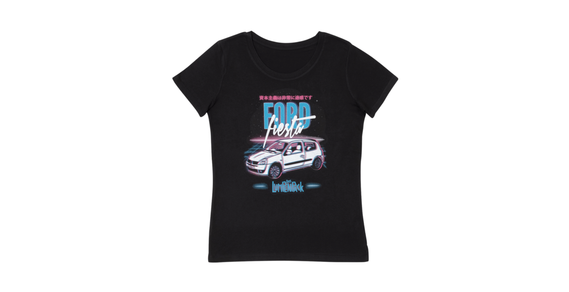 Ford Fiesta Shirt, in schwarz | Mädels