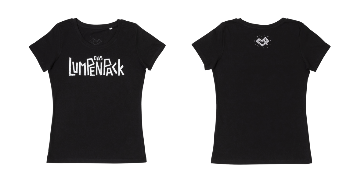 T-Shirt Logo, in Schwarz | Mädels