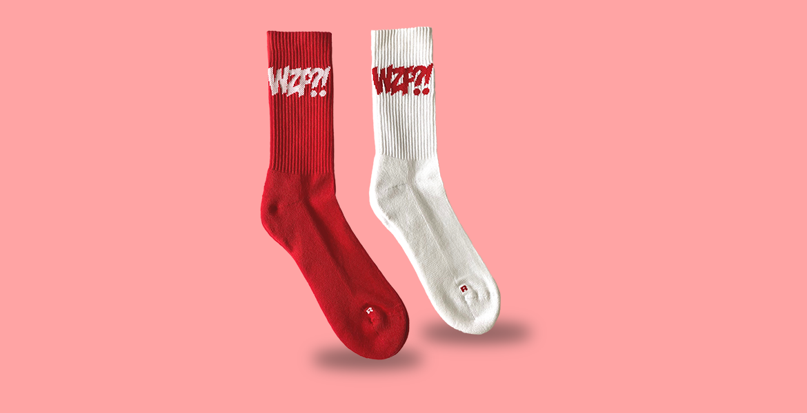 WZF?! 2020 Socks, Bundle / Rot & Weiß